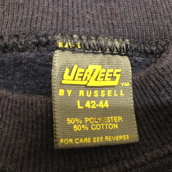 Vtg Fighting Illini Jerzees By Russell Sweatshirt - Picture 4 of 4